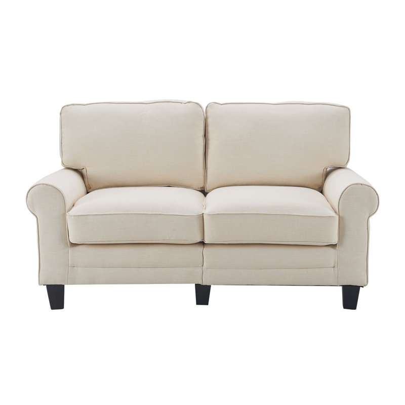 Serta at Home Serta Copenhagen Modern Sofa 61" Loveseat Couch with